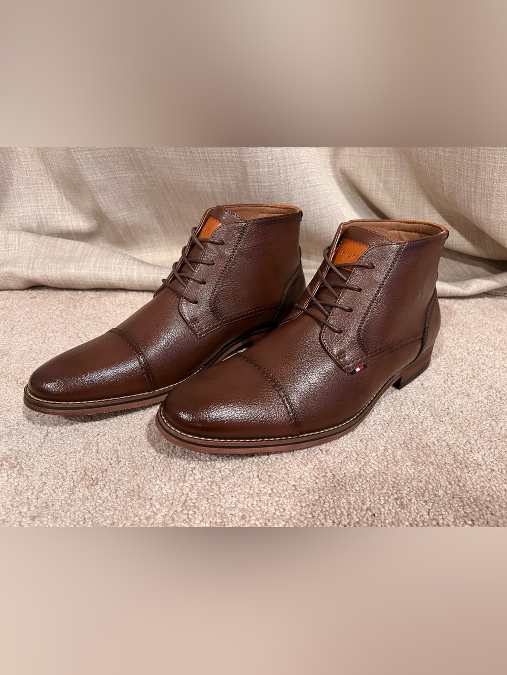 Tommy Hilfiger Blaze Cap Toe Lace Up Boots